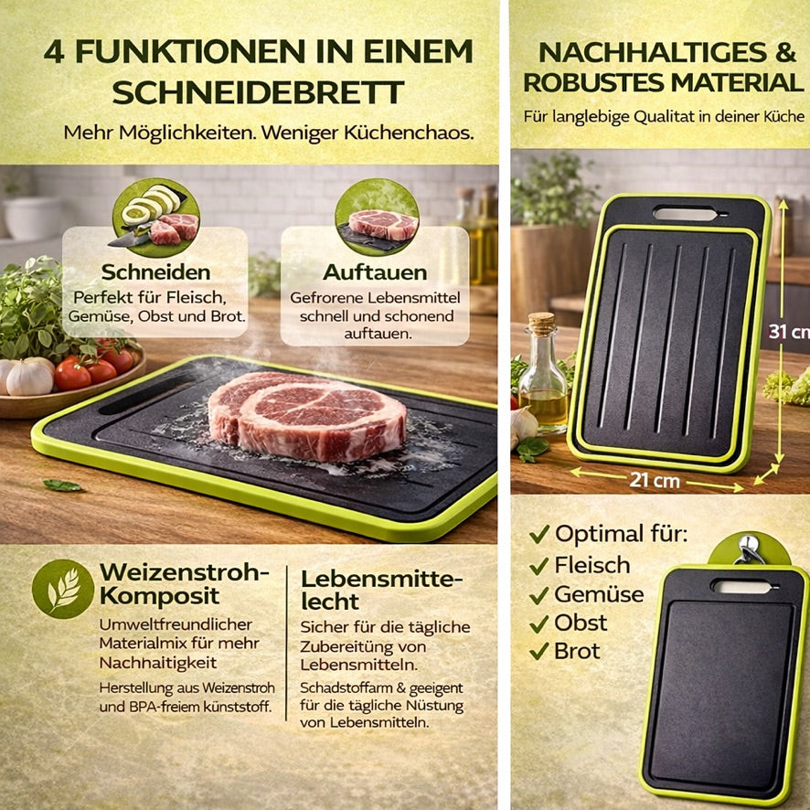 KlarCut 4-in-1 Schneidebrett