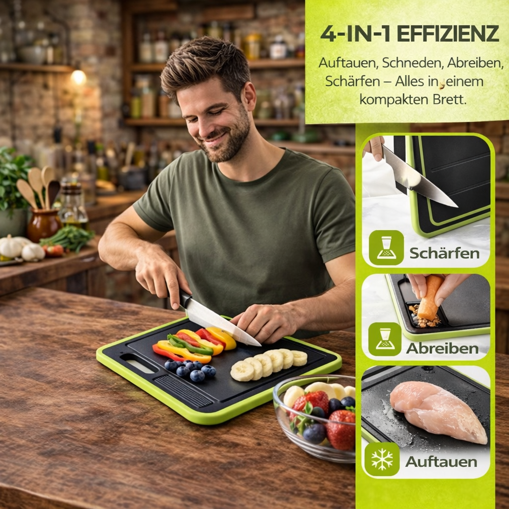 KlarCut 4-in-1 Schneidebrett