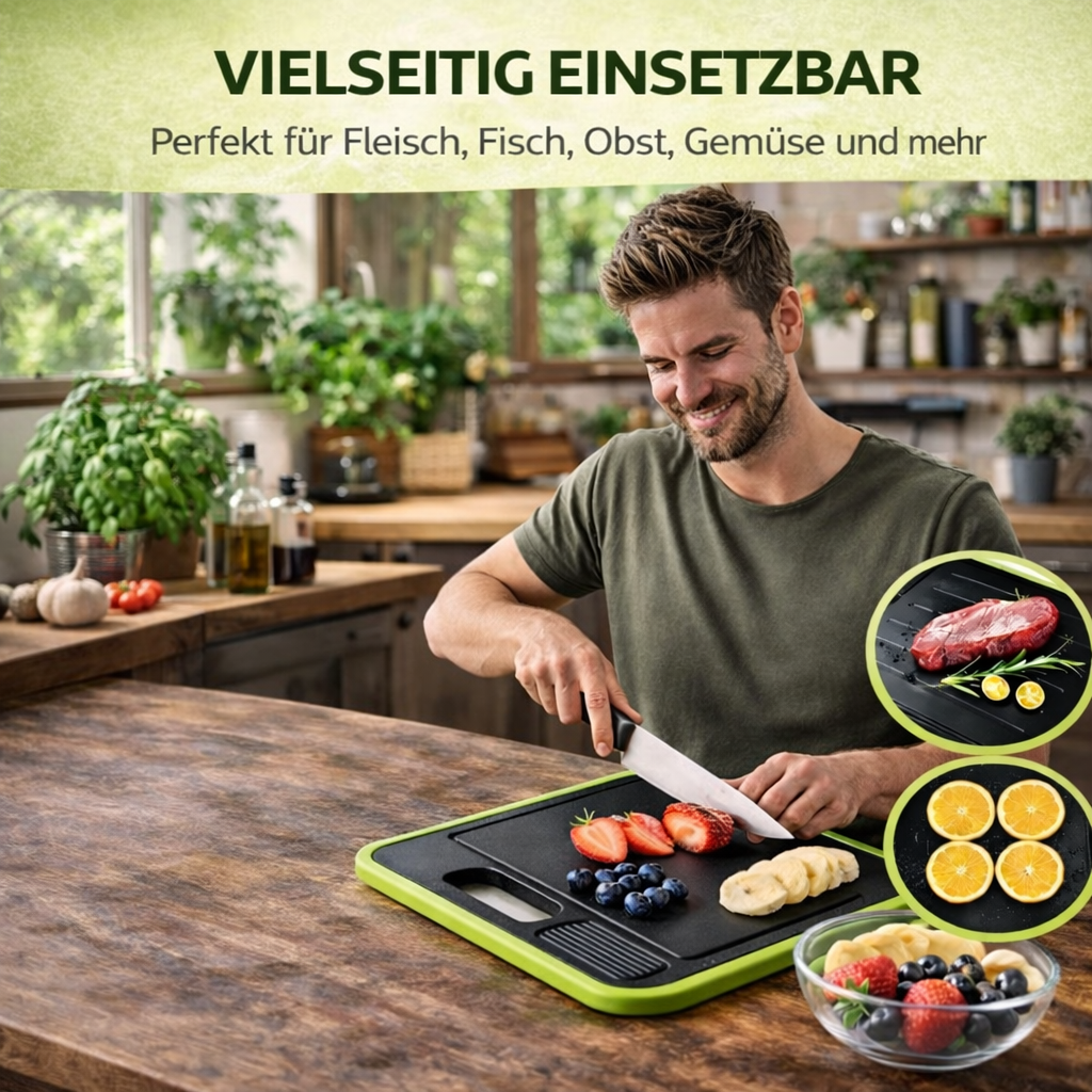KlarCut 4-in-1 Schneidebrett